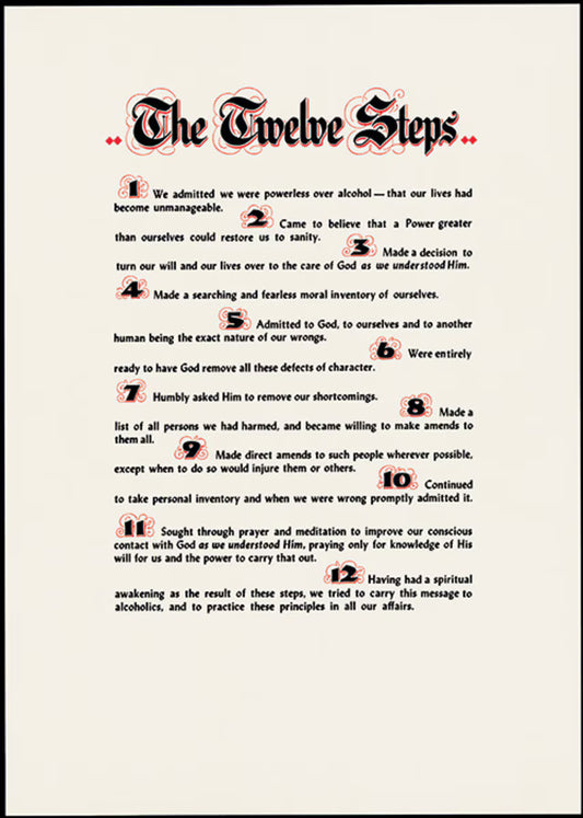The Twelve Steps (Parchment)