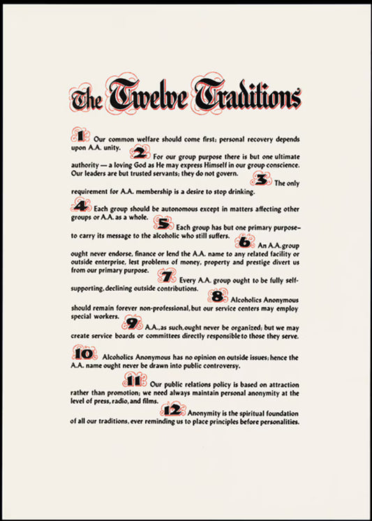 The Twelve Traditions (Parchment)
